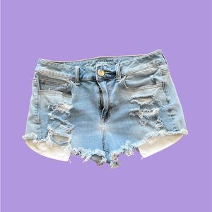 American eagle | distressed denim shorts